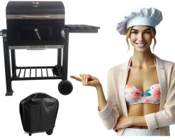 ☀️☀️☀️ GRILL WĘGLOWY angular - RUSZT ŻELIWNY 11245C