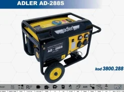 ADLER GENERATOR PRĄDOTWÓRCZY 2,8KW / AD-288S