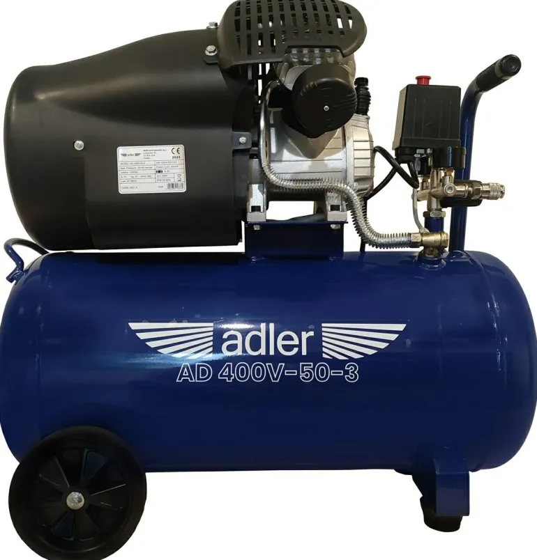 ADLER SPRĘŻARKA 50l AD400V-50-3 230V V2