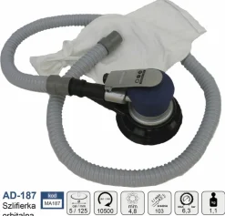 ADLER SZLIFIERKA MIMOŚRODOWA PNEUMATYCZNA 125mm AD-187