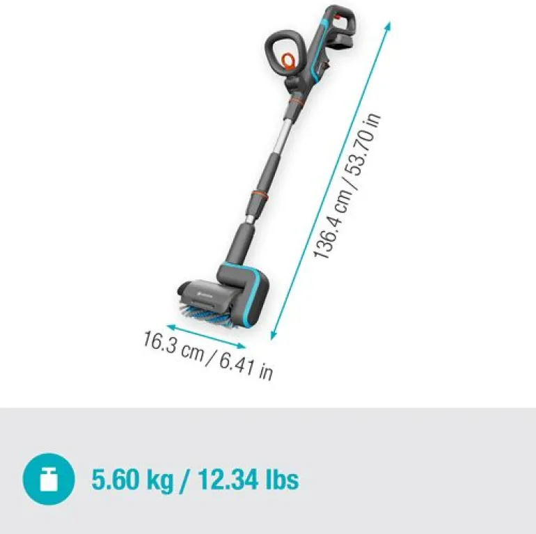 Akumulatorowa szczotka do tarasów GARDENA AquaBrush Universal 04/18V P4A - zestaw 14842-20