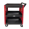 AW WÓZEK WARSZTATOWY METALOWY 3 POZIOMY + PERFORACJA