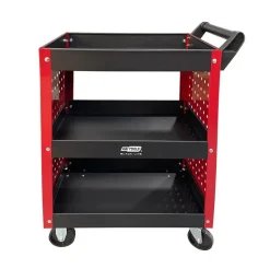 AW WÓZEK WARSZTATOWY METALOWY 3 POZIOMY + PERFORACJA