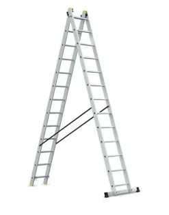 AWTOOLS DRABINA ALUMINIOWA 2x13 STOPNI 150KG