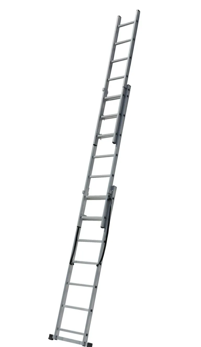 AWTOOLS DRABINA ALUMINIOWA 3x7 STOPNI 150KG ADAPATACJA NA SCHODY