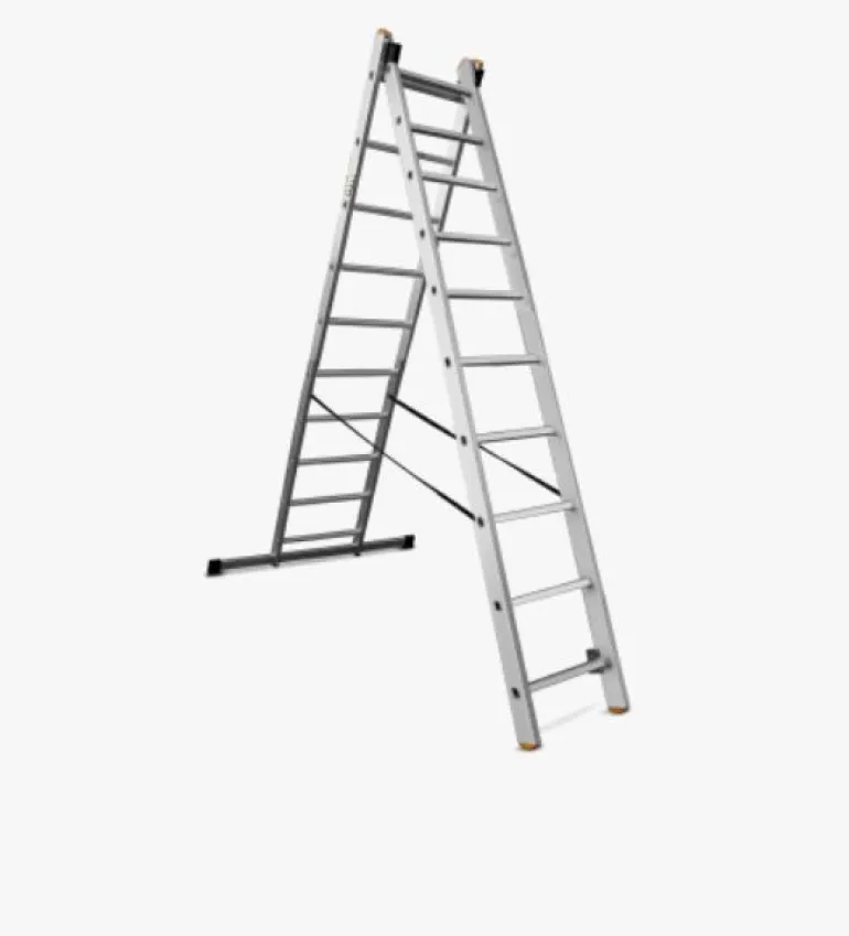 AWTOOLS DRABINA ALUMINIOWA 2x7 STOPNI 150KG