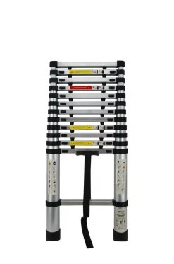 AWTOOLS DRABINA ALUMINIOWA TELESKOPOWA 3,8m 13 STOPNI