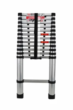 AWTOOLS DRABINA ALUMINIOWA TELESKOPOWA 3,8m 13 STOPNI