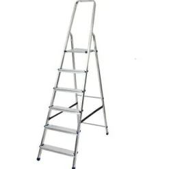 AWTOOLS DRABINA ALUMINIOWA WOLNOS. 6ST.150KG