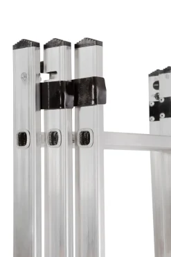 AWTOOLS DRABINA ALUMINIOWA BASIC 3x11 STOPNI 150KG