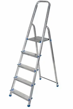 AWTOOLS DRABINA ALUMINIOWA WOLNOS. 5ST.150KG