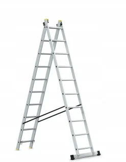 AWTOOLS DRABINA ALUMINIOWA 2x10 STOPNI 150KG