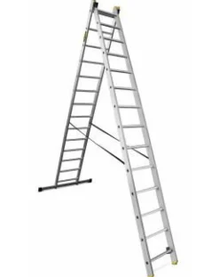 AWTOOLS DRABINA ALUMINIOWA 2x9 STOPNI 150KG