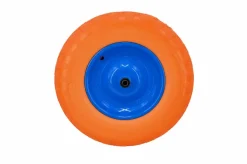 AWTOOLS KOŁO DO TACZKI PNEUMATYCZNE PIANKOWE 400, FELGA METAL, ŁOŻYSKO+OŚ