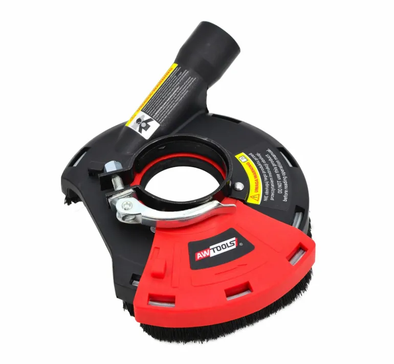 AWTOOLS OSŁONA PRZECIWPYŁOWA ODSYSAJĄCA DO SZLIFIERKI KĄTOWEJ 180-230mm
