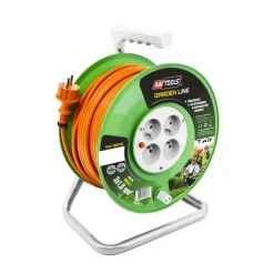 AWTOOLS PRZEDŁUŻACZ BĘBEN GARDEN LINE 10m 3x1mm 10A / 2300W