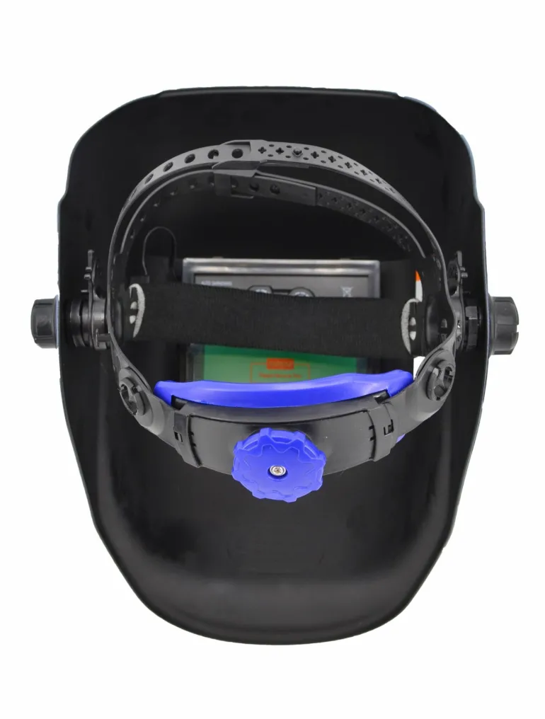 AWTOOLS PRZYŁBICA SPAWALNICZA SAMOŚCIEMNIAJĄCA LYG-8 NIEBIESKA DIN 9-13 PODWÓJNIE LAKIEROWANA