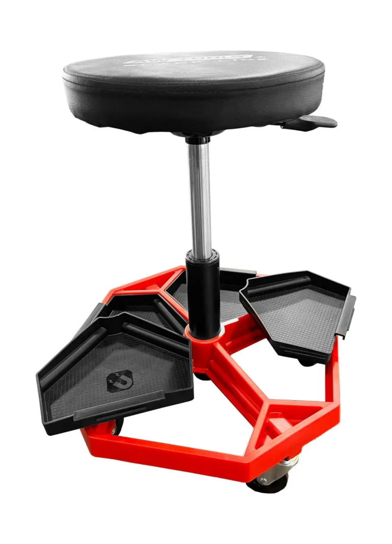 AWTOOLS SIEDZISKO WARSZTATOWE REGULOWANE Z PRZEGRODAMI BLACK LINE