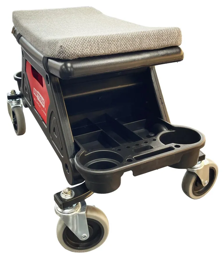 AWTOOLS SIEDZISKO WARSZTATOWE ZE SCHOWKIEM I PÓŁKAMI BLACK LINE