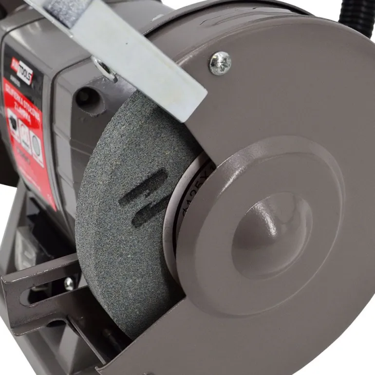 AWTOOLS SZLIFIERKA STOŁOWA 150mm / 300W Z LAMPKĄ