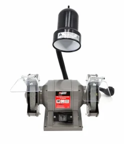 AWTOOLS SZLIFIERKA STOŁOWA 150mm / 300W Z LAMPKĄ