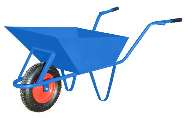 AWTOOLS TACZKA BUDOWLANA 85L/2,0mm NIEBIESKA + OSŁONA KOŁA