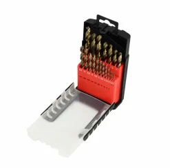 AWTOOLS WIERTŁA DO METALU 1,0-10,0mm / KOBALTOWE / KOMPLET 19 SZTUK