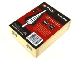 AWTOOLS WIERTŁA STOPNIOWE HSS-TIN KOMPLET 3 SZTUKOWY / 4-12mm / 4-20mm / 4-32mm