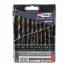 AWTOOLS WIERTŁO METAL HSS M2 KPL.19szt. /1,0-10,0mm/ PREMIUM