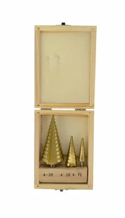 AWTOOLS WIERTŁO STOPNIOWE HSS-TIN / KPL.3szt.