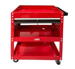 AWTOOLS WÓZEK WARSZTATOWY METALOWY 3 POZIOMY Z SZUFLADĄ