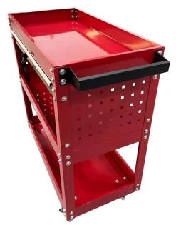 AWTOOLS WÓZEK WARSZTATOWY METALOWY 3 POZIOMY Z SZUFLADĄ