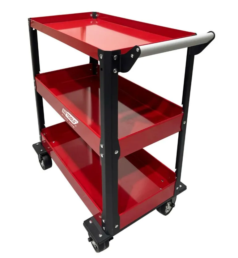 AWTOOLS WÓZEK WARSZTATOWY METALOWY 3 POZIOMY / 100KG