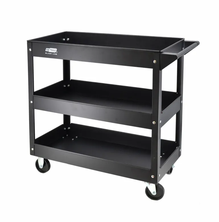 AWTOOLS WÓZEK WARSZTATOWY METALOWY 3 POZIOMY