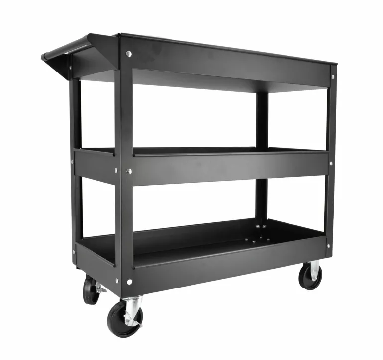AWTOOLS WÓZEK WARSZTATOWY METALOWY 3 POZIOMY