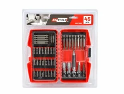 AWTOOLS ZESTAW BITÓW KOŃCÓWEK WKRĘTAKOWYCH S2 45cz.