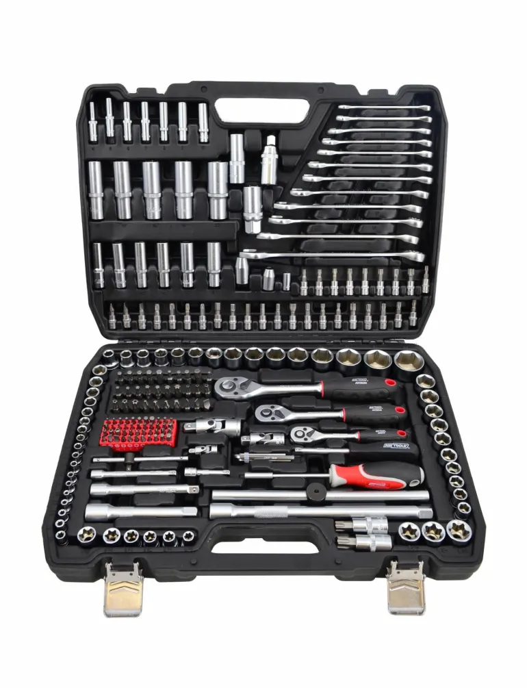 AWTOOLS ZESTAW KLUCZY 216el 1/2"/3/8"/1/4"