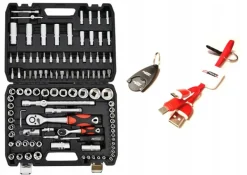 AWTOOLS ZESTAW KLUCZY 108el 1/2" / 1/4"