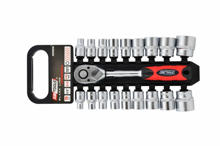 AWTOOLS ZESTAW KLUCZY 1/2" 19el