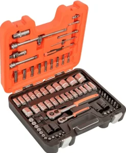 BAHCO ZESTAW KLUCZY NASADOWYCH 77el 1/2" / 1/4"