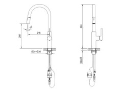 BATERIA KUCHENNA GLOBALO DIVIO WHITE 1.1
