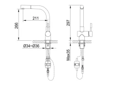 BATERIA KUCHENNA GLOBALO LOBIO BLACK/COOPER RING 1.1