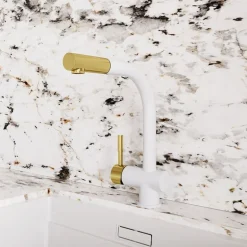 BATERIA KUCHENNA GLOBALO LOBIO WHITE/LIGHT GOLD MAT  RING 1.1