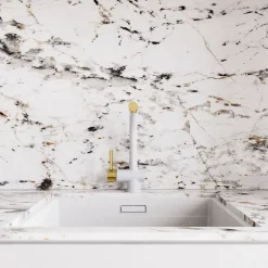 BATERIA KUCHENNA GLOBALO LOBIO WHITE/LIGHT GOLD MAT  RING 1.1