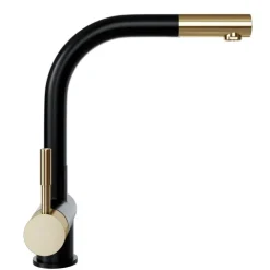 BATERIA KUCHENNA GLOBALO LOBIO BLACK/LIGHT GOLD MAT  RING 1.1