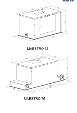 BERG MAESTRO 75 WHITE BIAŁY + KOMPLET FILTRÓW WĘGLOWYCH GRATIS !