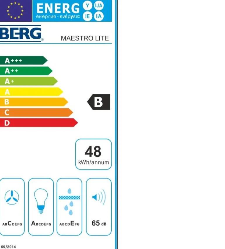 BERG Maestro Lite bk 52 czarne szkło