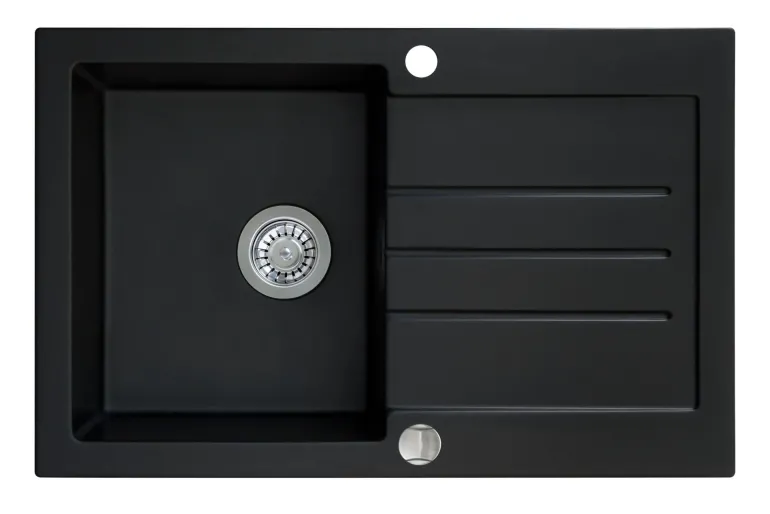 BERG ZLEW UNIT 1 KOM+OC 780X500 BRG1911 CZARNY BAZALT