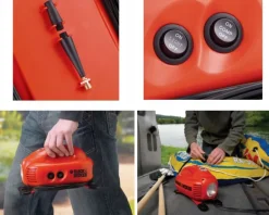 BLACK+DECKER KOMPRESOR / SPRĘŻARKA MINI 12V 8,3BAR ASI200