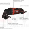 BLACK+DECKER NARZĘDZIE WIELOFUNKCYJNE 300W WALIZKA MT300KA